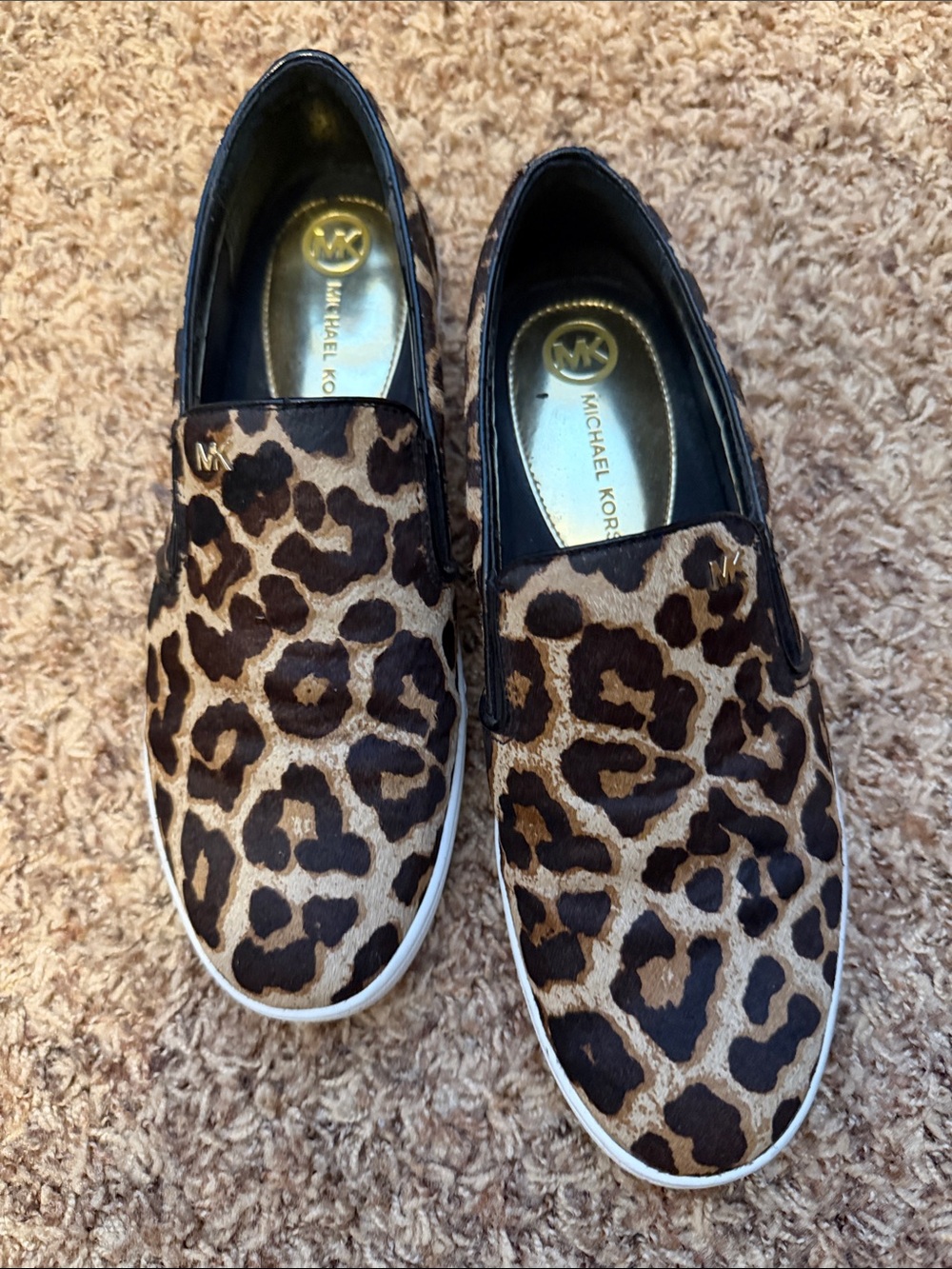 MICHAEL KORS Leopard-Print Slip-On loafers